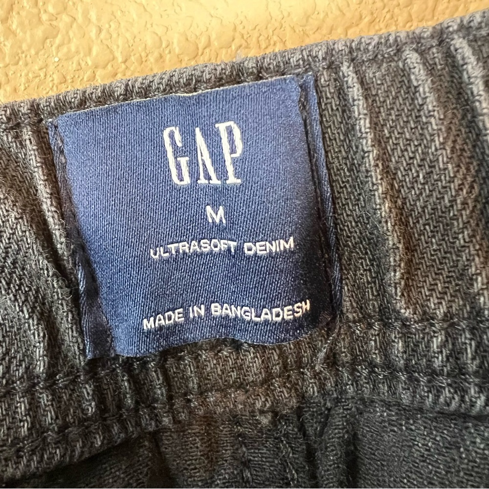 gap ultrasoft denim easy horseshoe jeans black - Picture 10 of 12